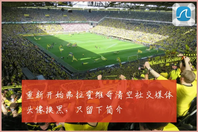 重新开始弗拉霍维奇清空社交媒体头像换黑，只留下简介